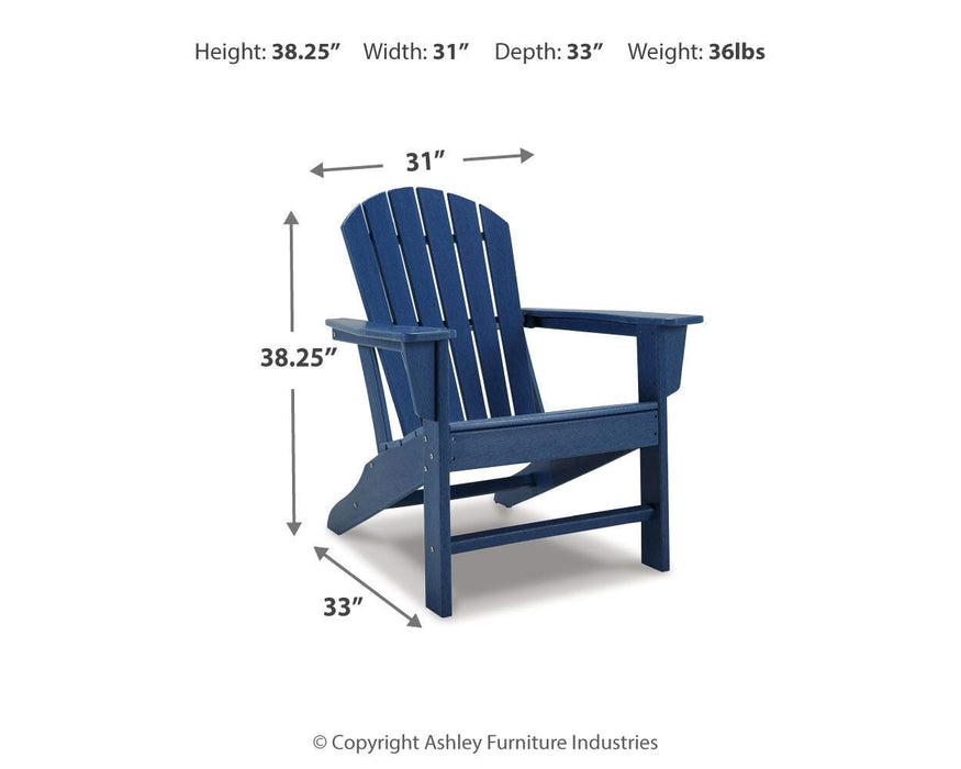 Signature Design Blue Adirondack Chair
