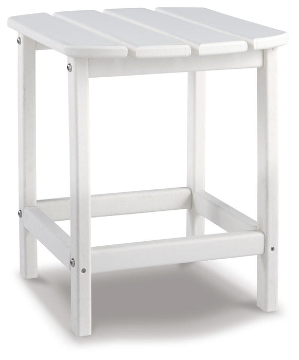 Signature Design White Rectangular End Table