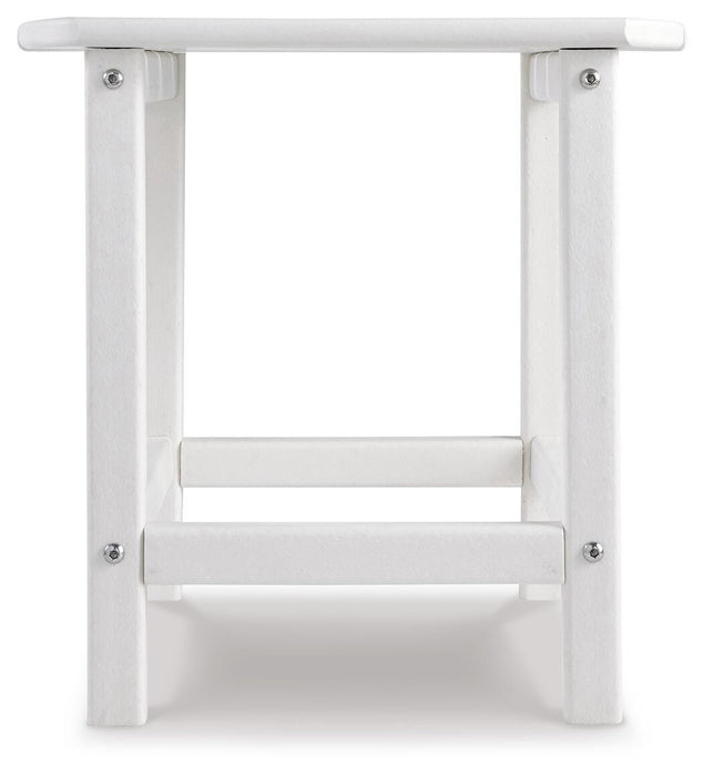 Signature Design White Rectangular End Table