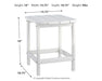 Signature Design White Rectangular End Table