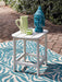 Signature Design White Rectangular End Table