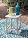 Signature Design White Rectangular End Table