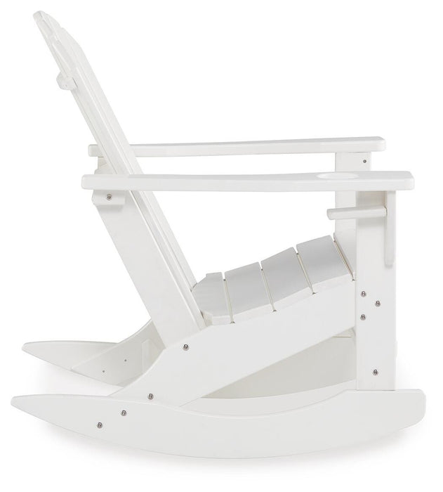 Signature Design White Rocking Chair