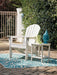 Signature Design White Adirondack Chair
