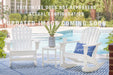 Signature Design White Adirondack Chair
