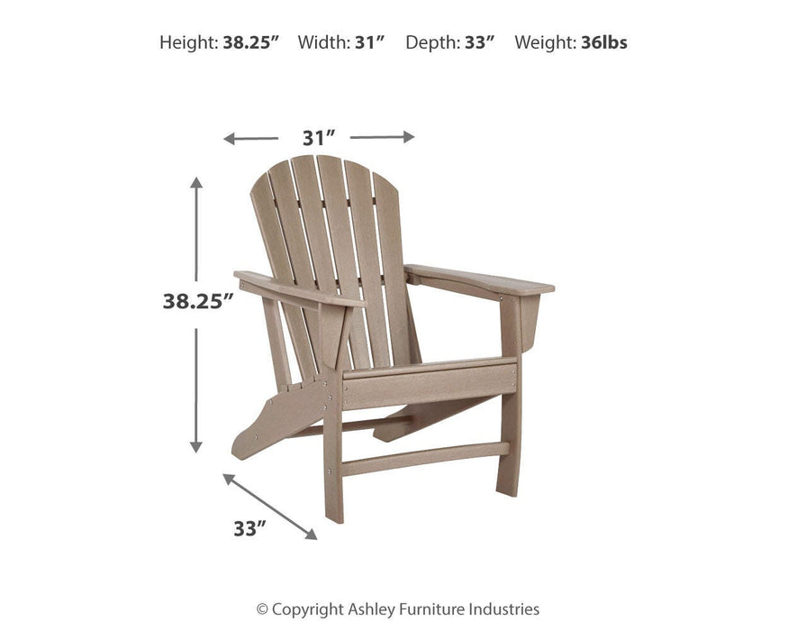 Signature Design Driftwood Adirondack Chair