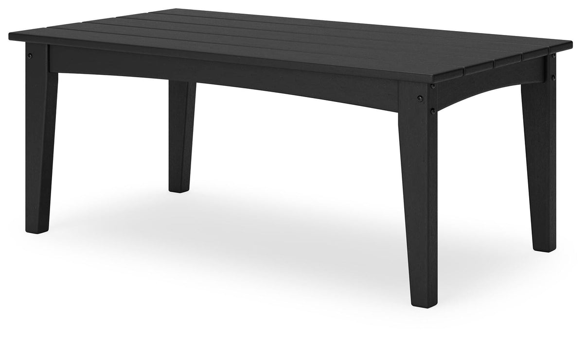 Signature Design Black Rectangular Cocktail Table