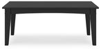 Signature Design Black Rectangular Cocktail Table