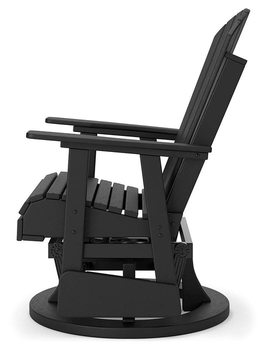 Signature Design Black Swivel Glider Chair