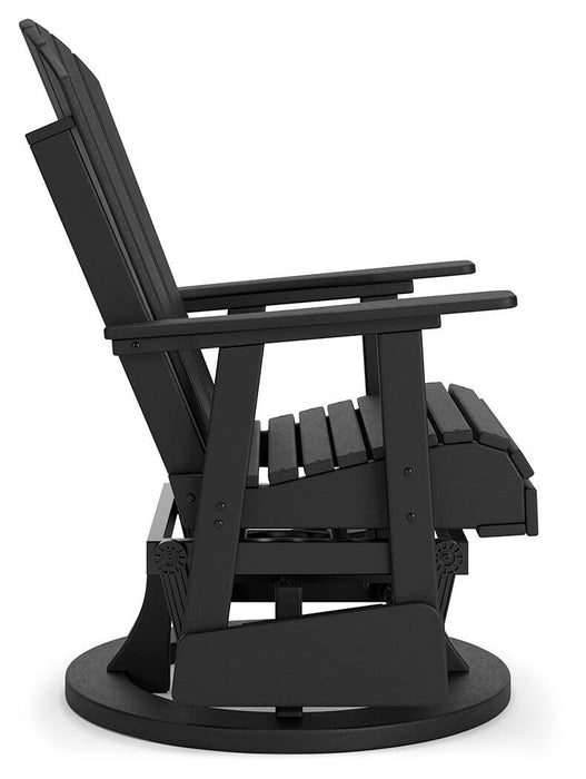 Signature Design Black Swivel Glider Chair