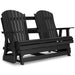 Signature Design Black Glider Loveseat