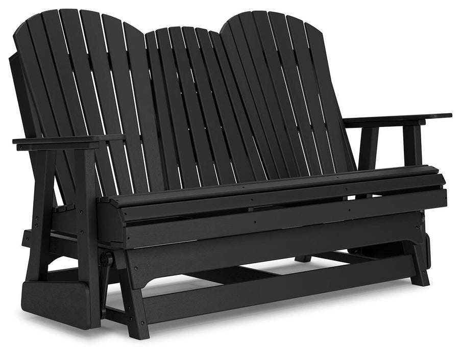 Signature Design Black Glider Loveseat