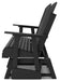 Signature Design Black Glider Loveseat