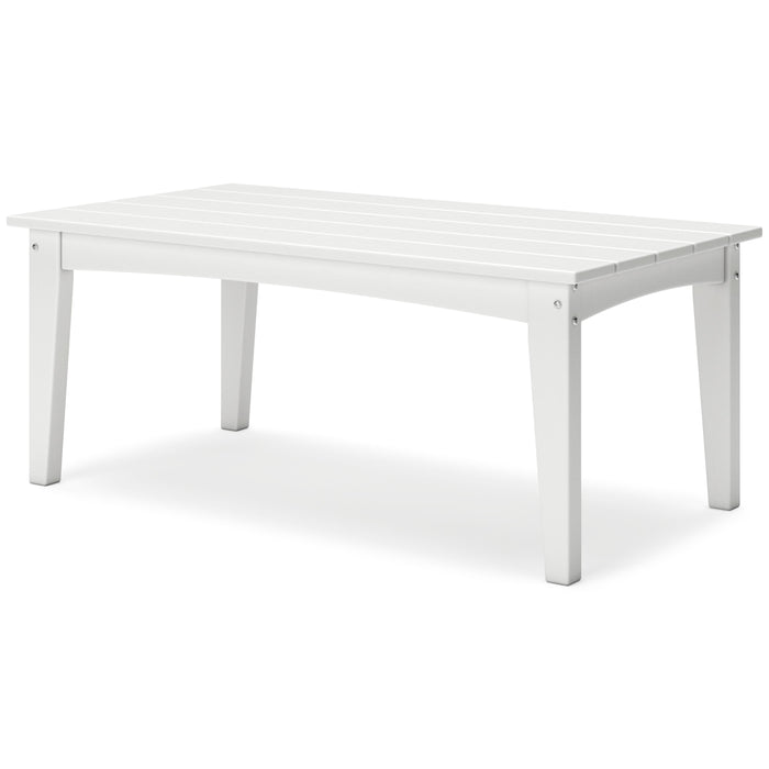 Signature Design White Rectangular Cocktail Table