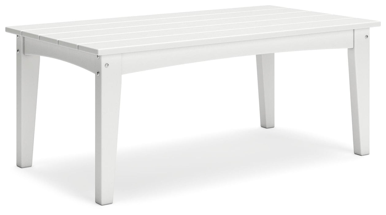 Signature Design White Rectangular Cocktail Table