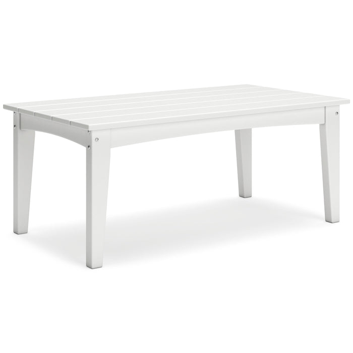 Signature Design White Rectangular Cocktail Table