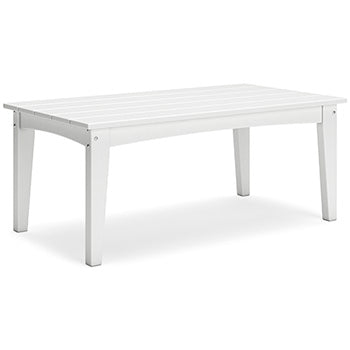 Signature Design White Rectangular Cocktail Table