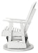 Signature Design White Swivel Glider Chair