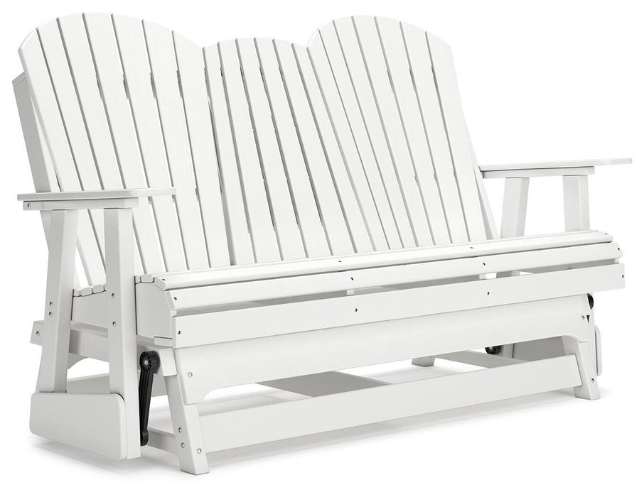 Signature Design White Glider Loveseat