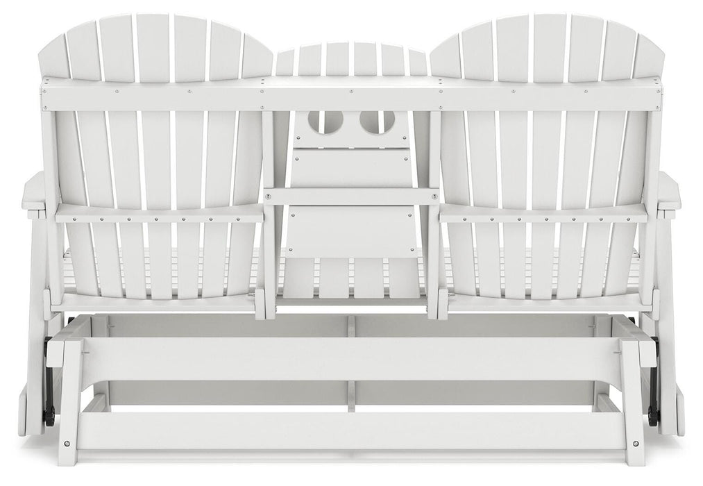 Signature Design White Glider Loveseat