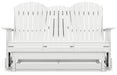 Signature Design White Glider Loveseat