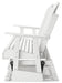 Signature Design White Glider Loveseat