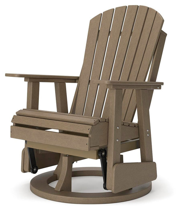 Signature Design Driftwood Swivel Glider Chair