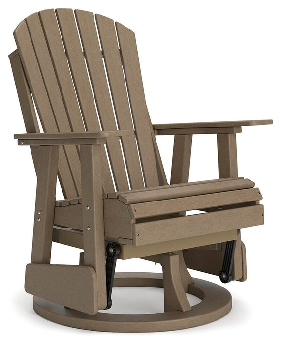 Signature Design Driftwood Swivel Glider Chair