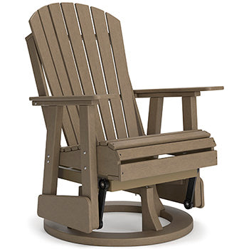 Signature Design Driftwood Swivel Glider Chair
