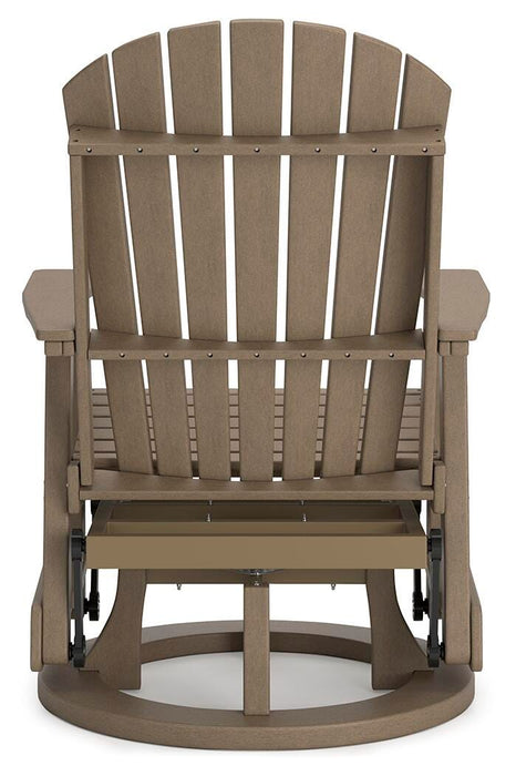 Signature Design Driftwood Swivel Glider Chair