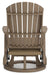 Signature Design Driftwood Swivel Glider Chair