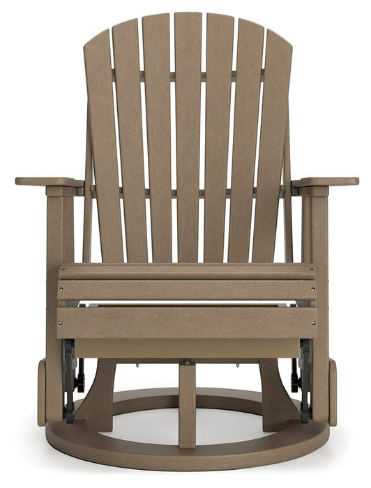 Signature Design Driftwood Swivel Glider Chair