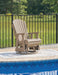 Signature Design Driftwood Swivel Glider Chair