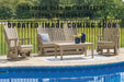 Signature Design Driftwood Swivel Glider Chair
