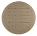 Signature Design Black/Driftwood Round Bar Table w/UMB OPT