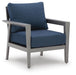 Signature Design Gray/Blue Sofa/Chairs/Table Set (4/CN)