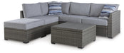 Signature Design Gray LoveseatSEC/OTTO/TBL Set(4/CN)