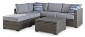 Signature Design Gray LoveseatSEC/OTTO/TBL Set(4/CN)