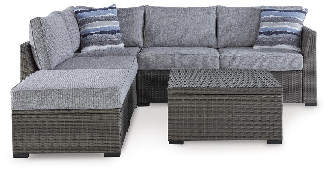 Signature Design Gray LoveseatSEC/OTTO/TBL Set(4/CN)