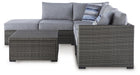 Signature Design Gray LoveseatSEC/OTTO/TBL Set(4/CN)
