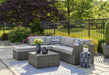 Signature Design Gray LoveseatSEC/OTTO/TBL Set(4/CN)