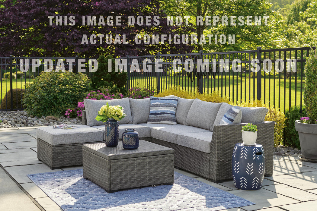 Signature Design Gray LoveseatSEC/OTTO/TBL Set(4/CN)