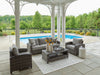 Signature Design Gray Sofa/Chairs/Table Set (4/CN)