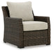 Signature Design Brown Lounge Chair w/Cushion (1/CN)