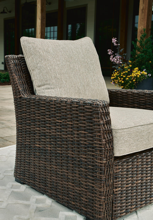 Signature Design Brown Lounge Chair w/Cushion (1/CN)
