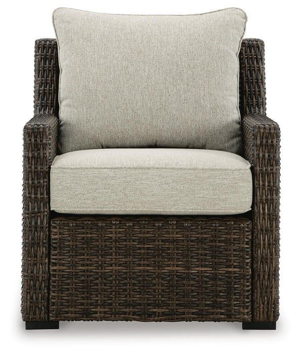 Signature Design Brown Lounge Chair w/Cushion (1/CN)