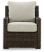 Signature Design Brown Lounge Chair w/Cushion (1/CN)