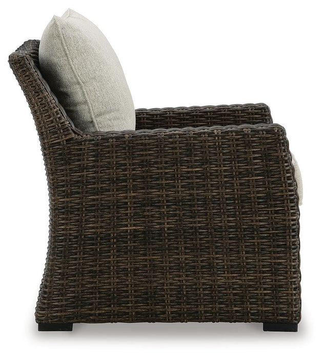 Signature Design Brown Lounge Chair w/Cushion (1/CN)