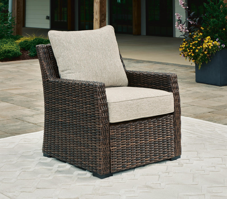Signature Design Brown Lounge Chair w/Cushion (1/CN)