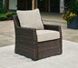Signature Design Brown Lounge Chair w/Cushion (1/CN)